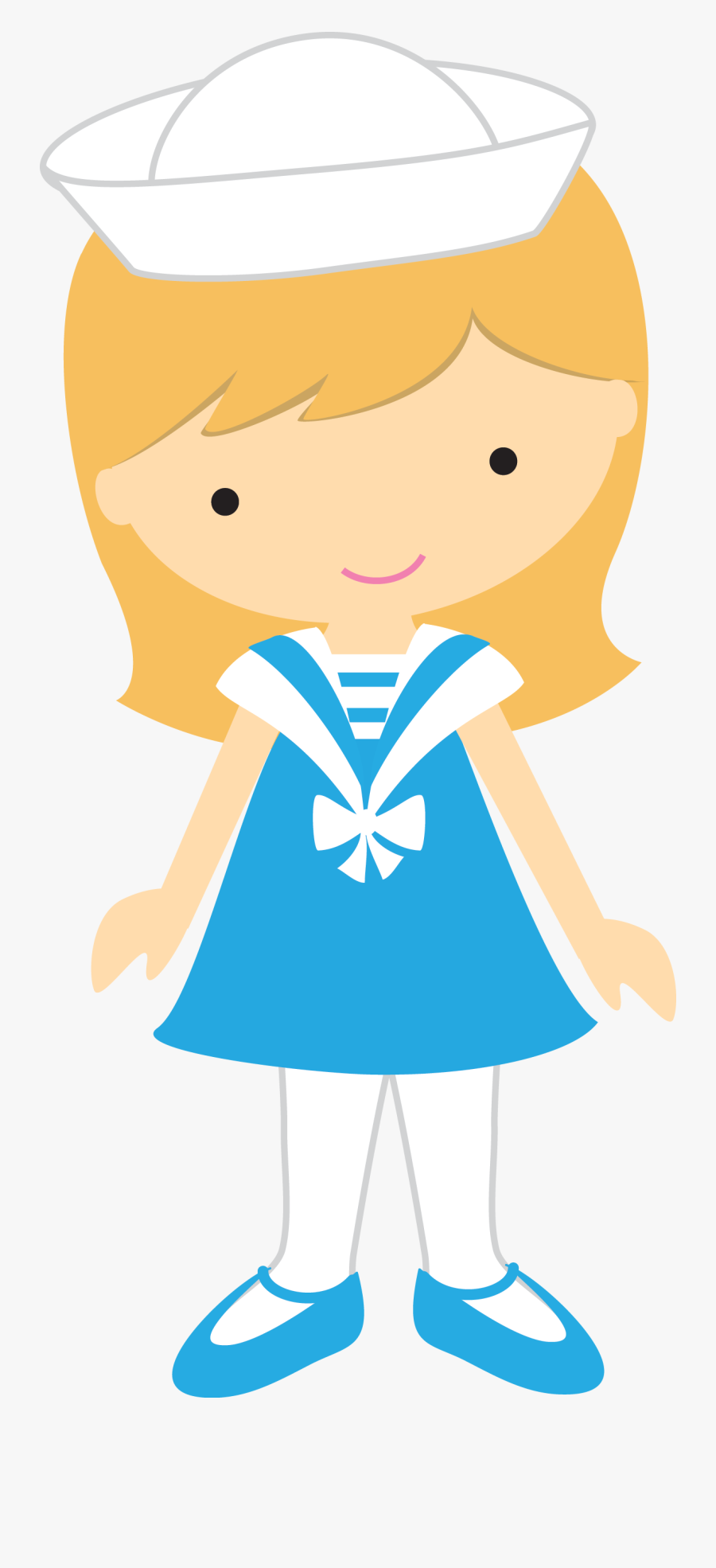 Girl Clipart, Cute Clipart, Kids Scrapbook, Scrapbooking, - Dibujos Animados De Marineros, Transparent Clipart