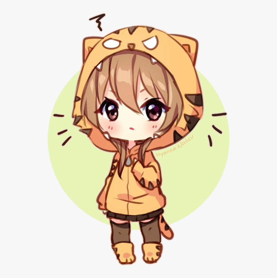 Transparent Taiga Clipart - Cute Chibi Chibi Girl, Transparent Clipart