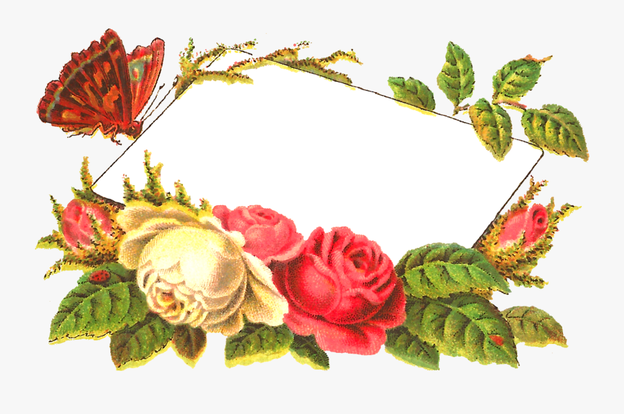 All Your Handmade Invitations, Greeting Cards, Gift - Red Label Floral Png, Transparent Clipart