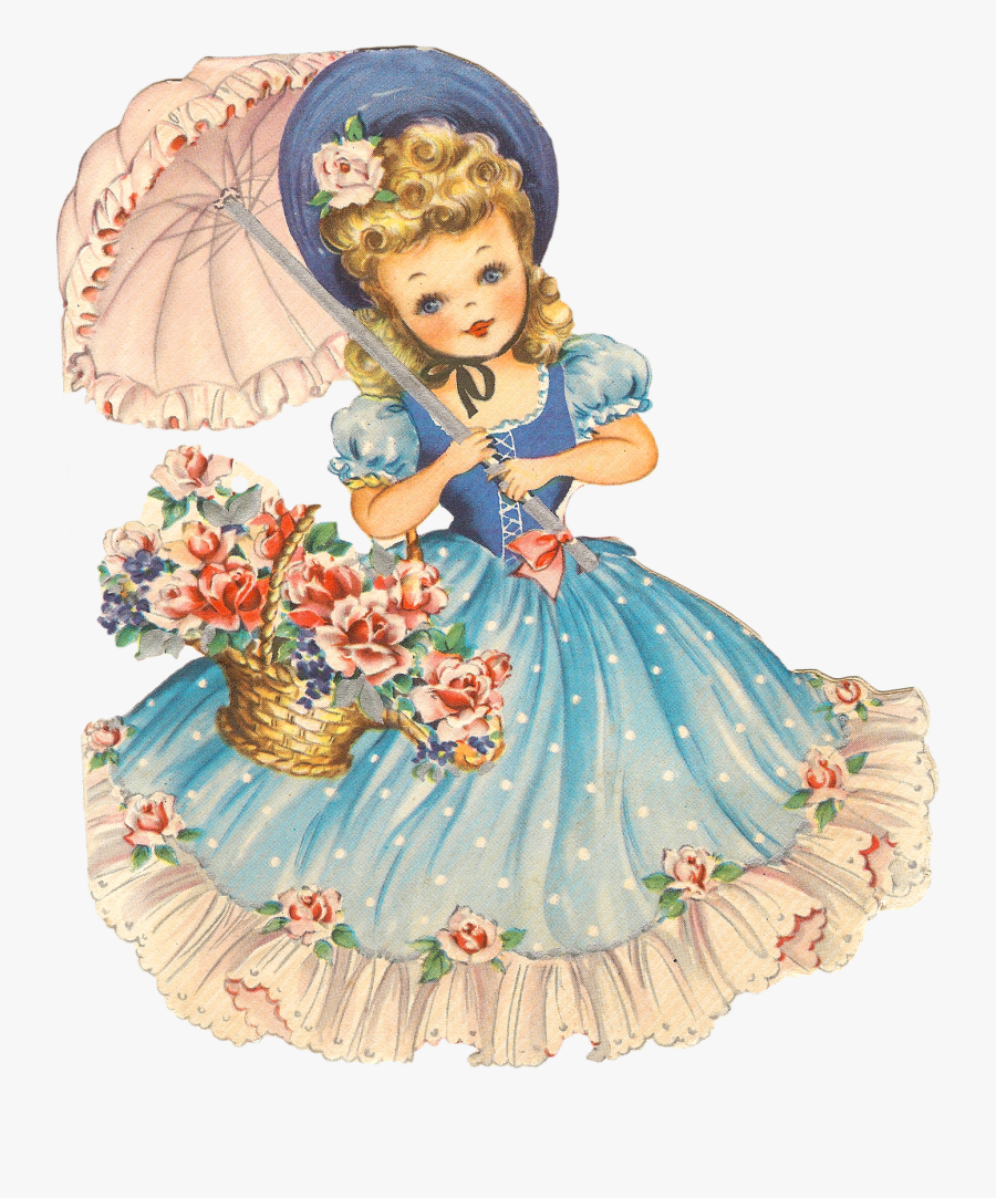 Transparent Happy Birthday Vintage Png - Birthday Images For Cute Girl, Transparent Clipart