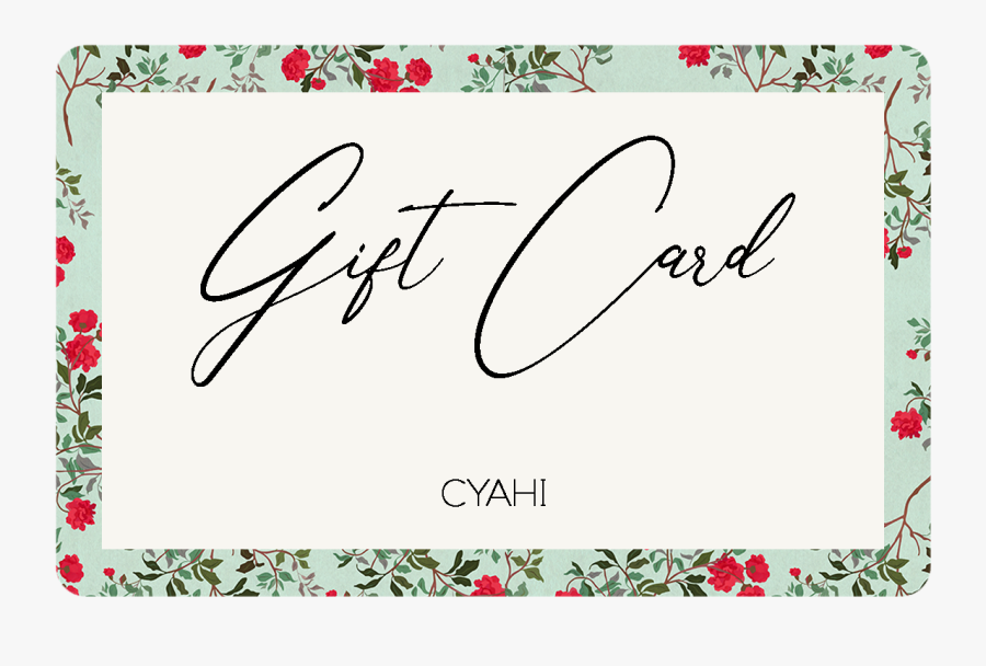 Gift Card-cyahi - Calligraphy, Transparent Clipart
