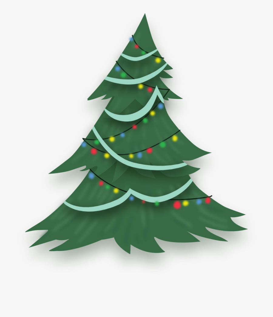 Christmas Tree Clip Art - Celebrate Christmas In Play School, Transparent Clipart