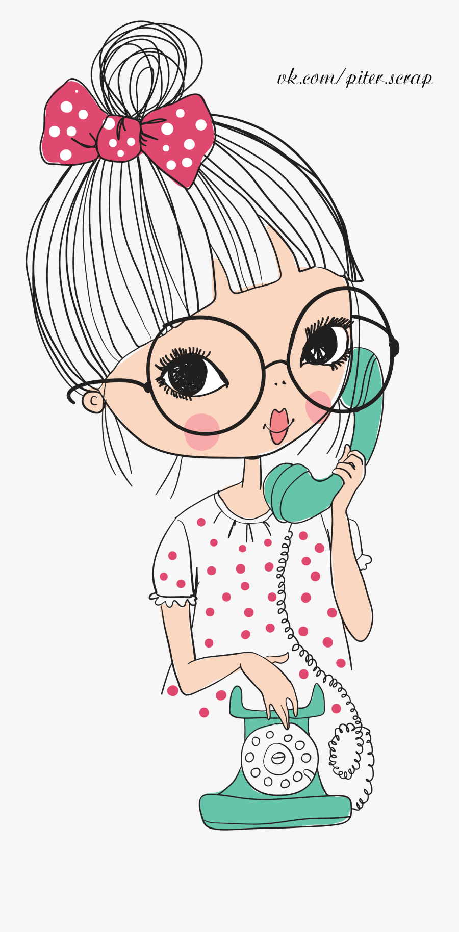 Transparent Mercy Face Png - Sweet Cute Girl Clipart, Transparent Clipart