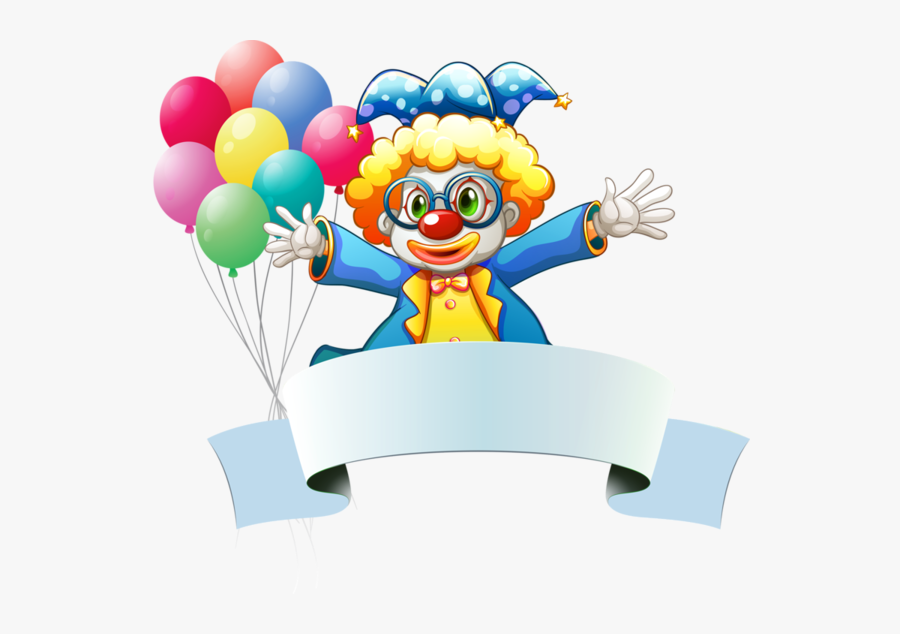 Clowns And Balloons - Clip Art Balloon Png, Transparent Clipart