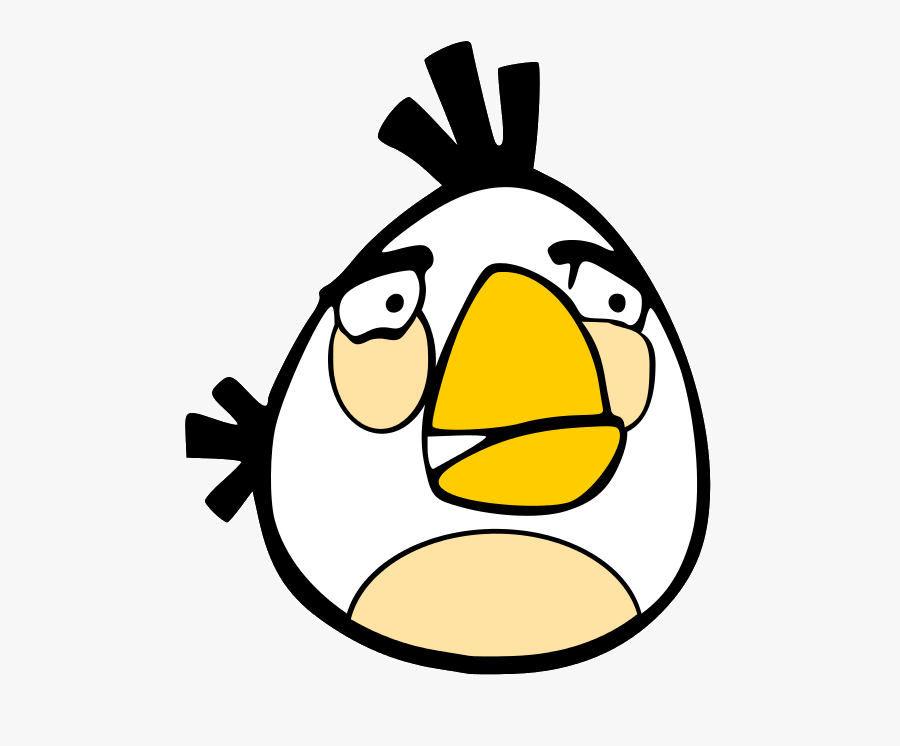 White Angry Birds Characters, Transparent Clipart