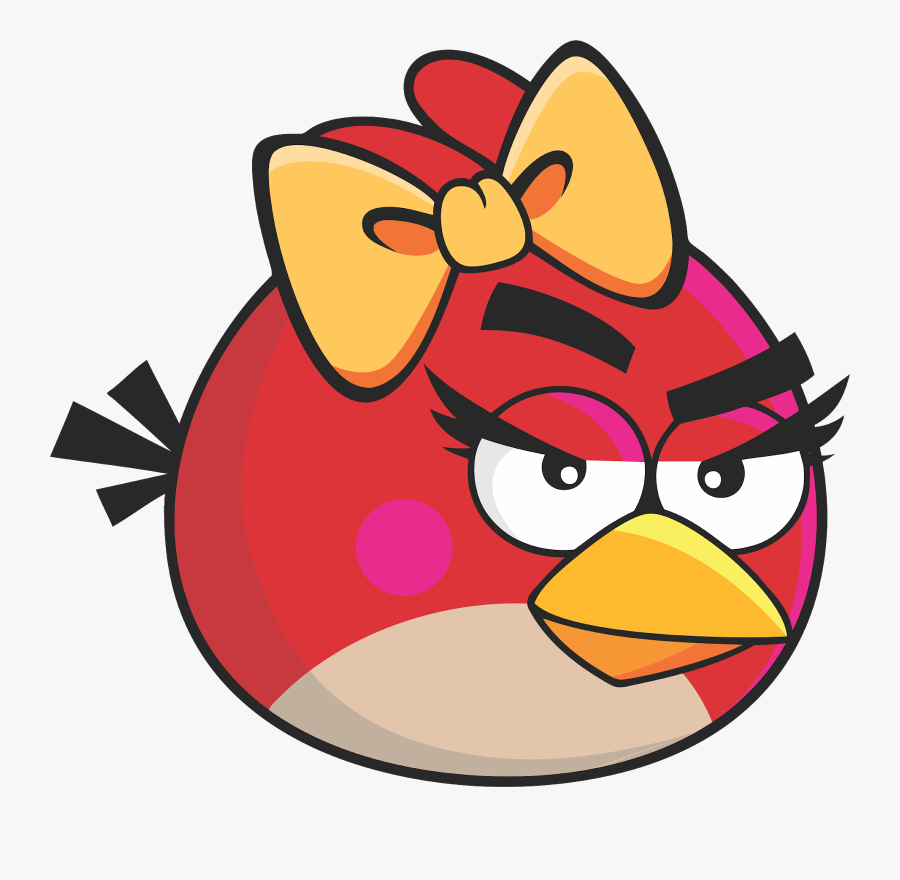 Transparent Angry Bird Png - Red Ruby Angry Birds, Transparent Clipart