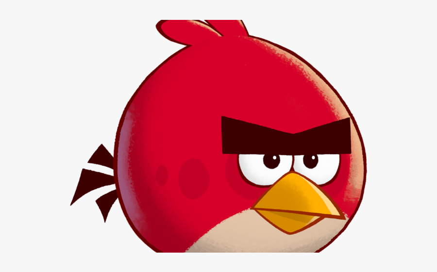 Red Angry Birds Background, Transparent Clipart