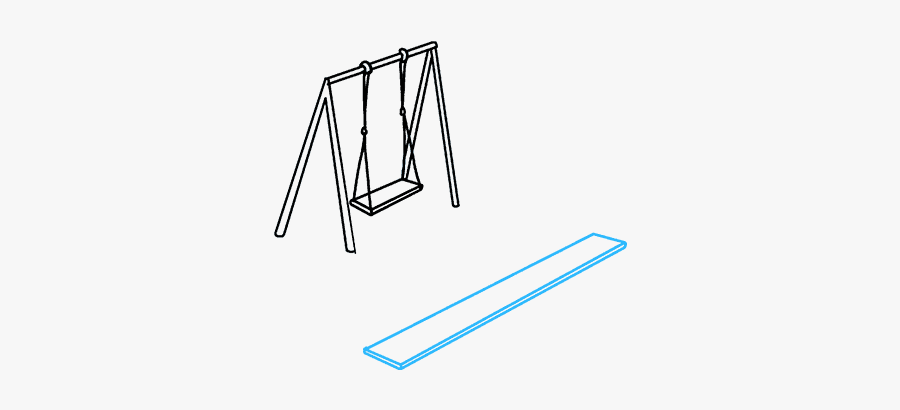 How To Draw Playground - Draw Playground Equipment, Transparent Clipart