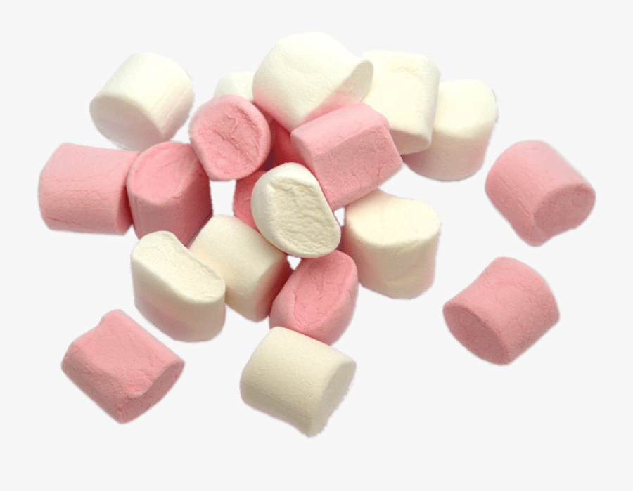Pink And White Marshmallows - Marshmallow Candy Png, Transparent Clipart