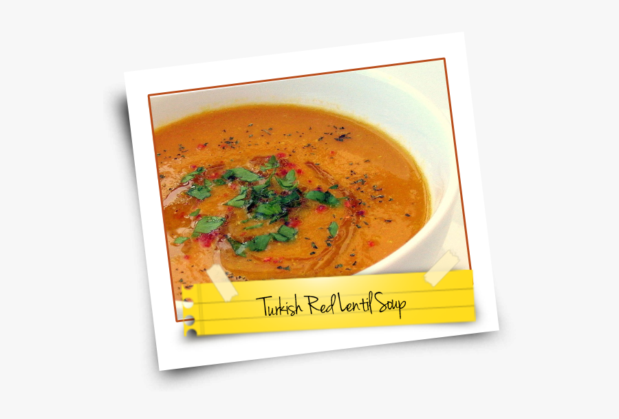 Clip Art Turkish Red Lentil Kitchen - Mercimek Corbasi Recipe, Transparent Clipart
