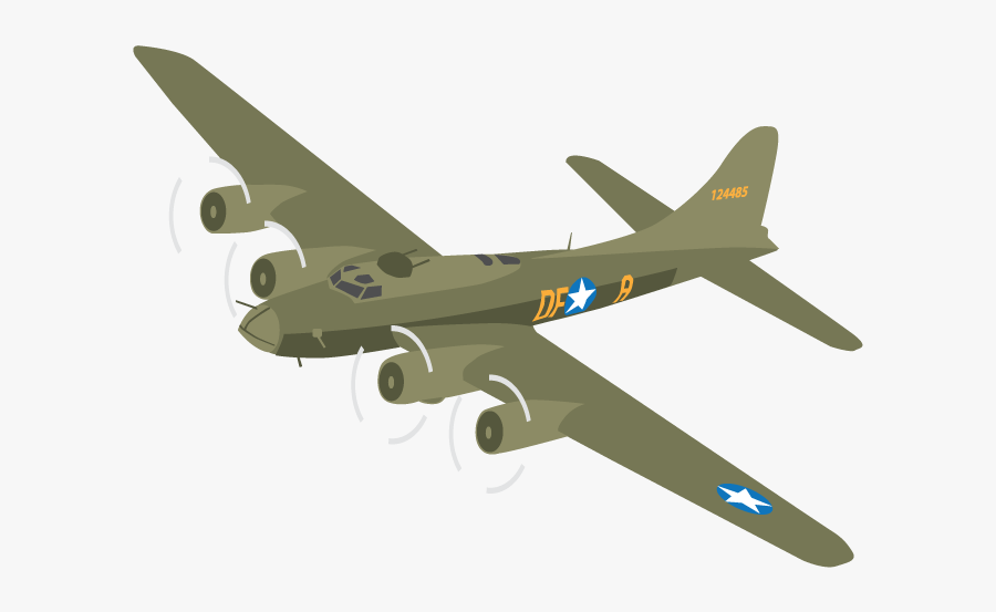 B Flying Fortress Free - B 17 Flying Fortress Png, Transparent Clipart