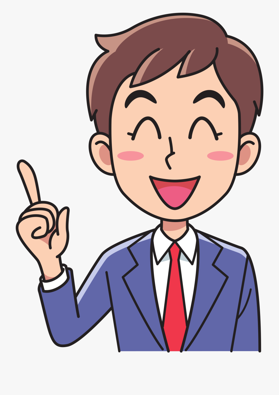 Business Man - Advice - Strong Clipart, Transparent Clipart