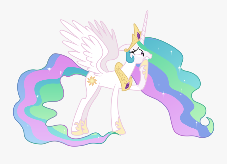 Clip Art Alicorn Artist Davidsfire - Princess Celestia Worried, Transparent Clipart