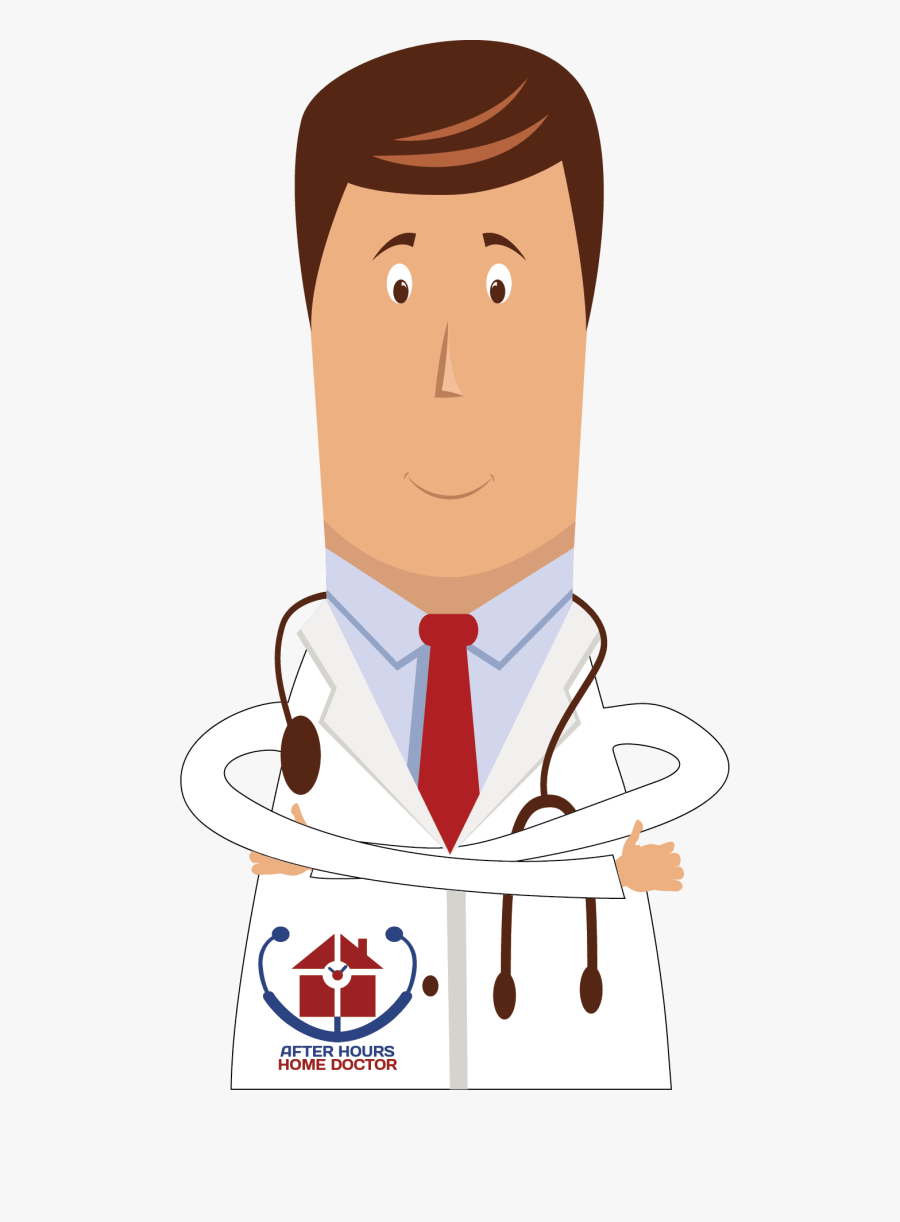 After Hours Home Wa - Doctor Visit Home Cartoon, Transparent Clipart