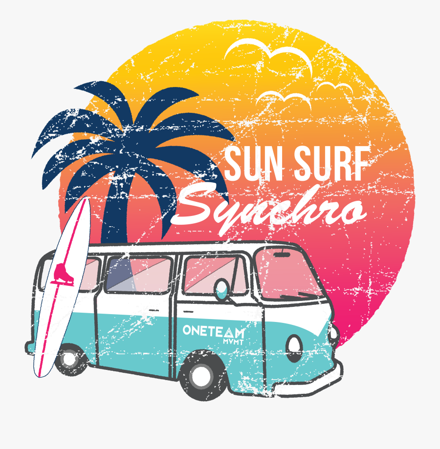 Sun Surf Logo, Transparent Clipart