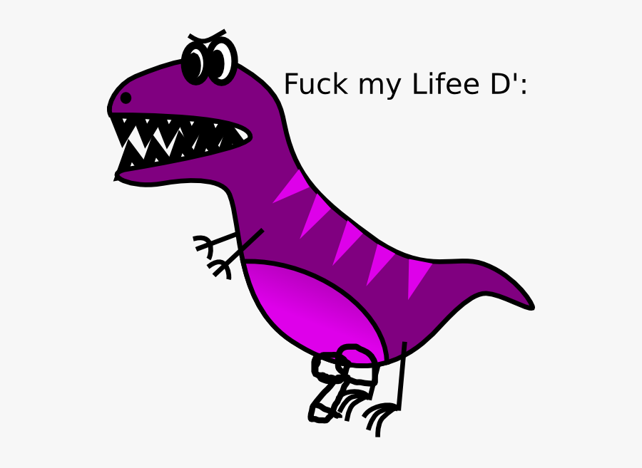 Cool Easy Drawings Dinosaur, Transparent Clipart