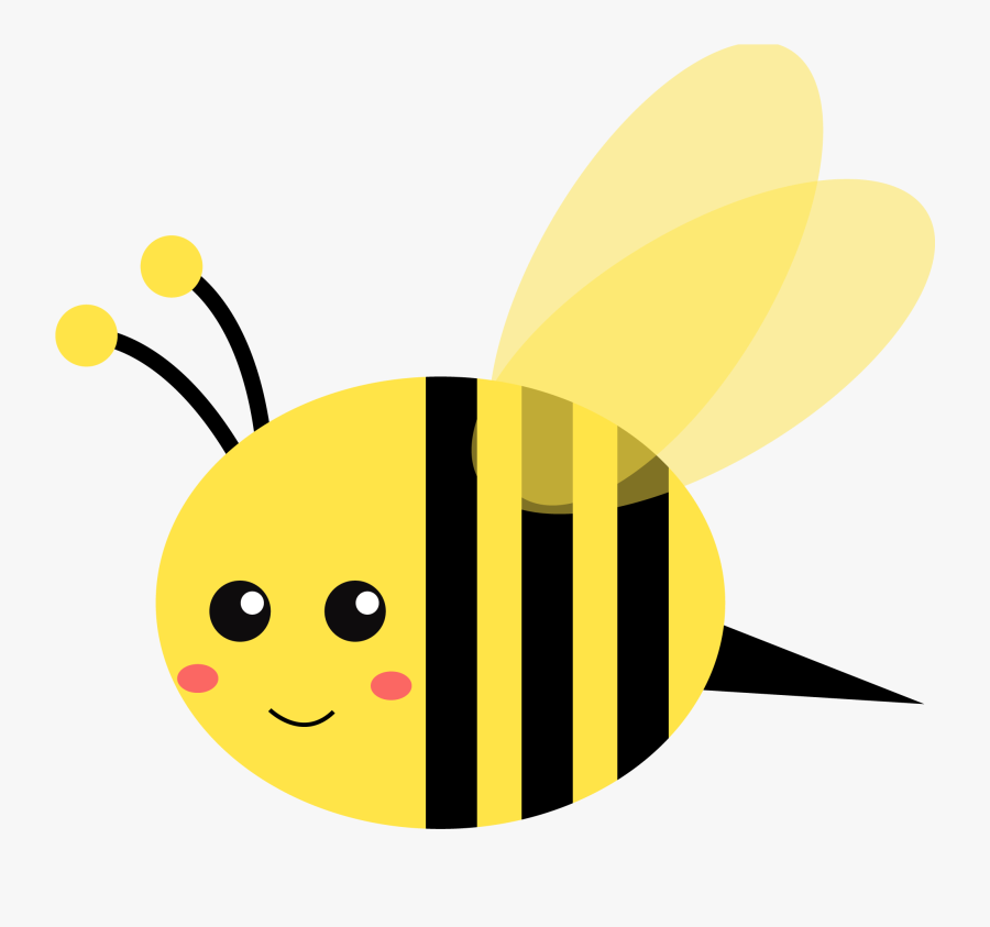 Bee Png - Cute Bees Cartoon Transparent, Transparent Clipart