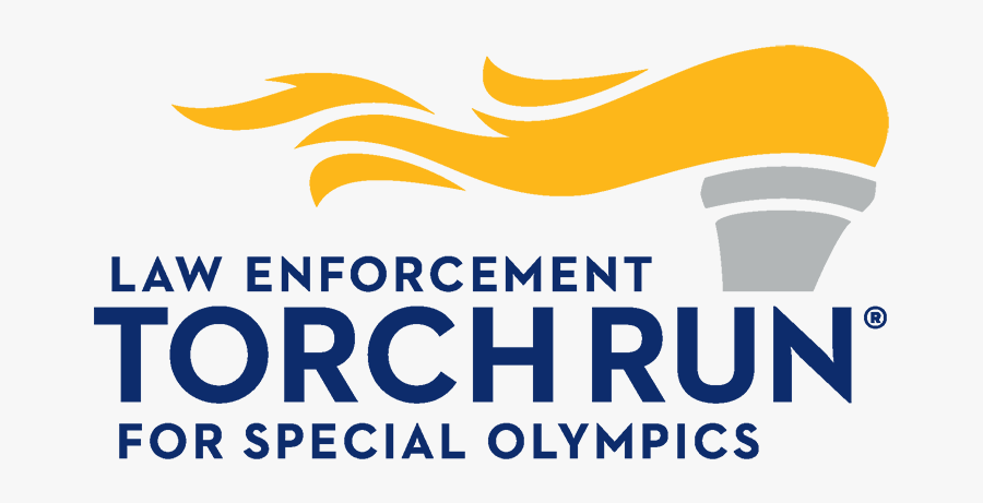 Logo For The Law Enforcement Torch Run For Special - Special Olympics Torch Run 2017, Transparent Clipart