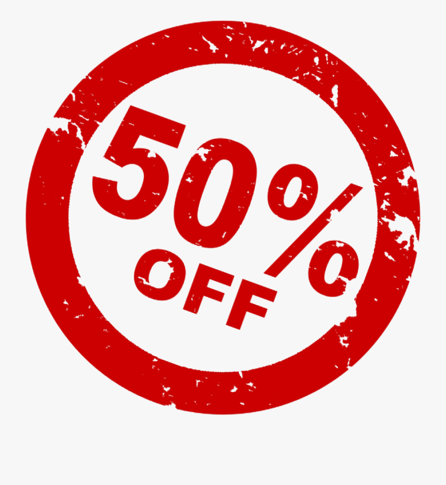 50% Off Discount Png - 50% Discount Png, Transparent Clipart