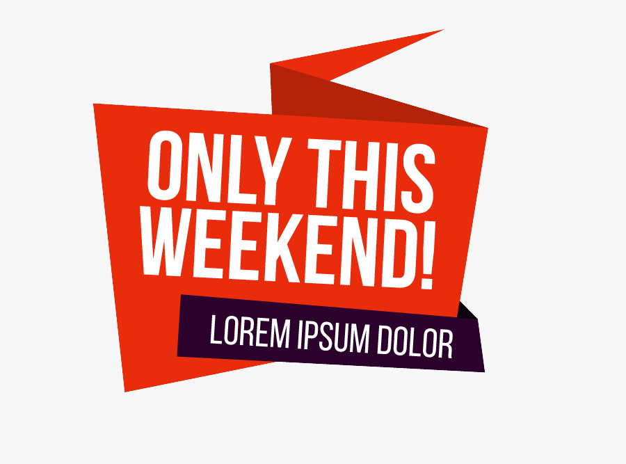 Clip Art Discount Banners - Design Week, Transparent Clipart