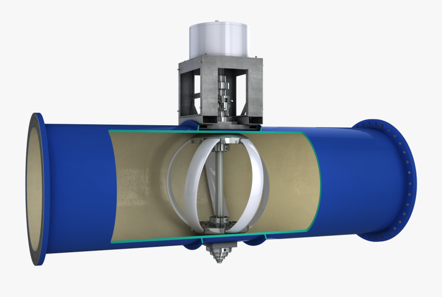 Transparent Water Pipe Png - Turbines In Water Pipes, Transparent Clipart