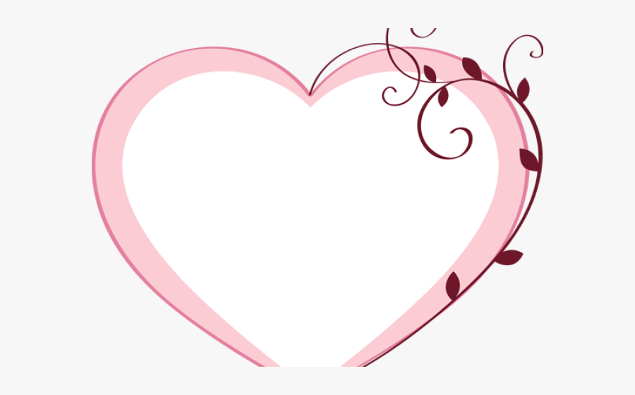 Heart Border Clipart - Heart, Transparent Clipart