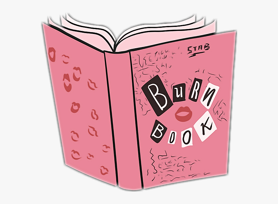 #burn #book #pink #mean #meangirls #girls - Burn Book Mean Girls Png, Transparent Clipart