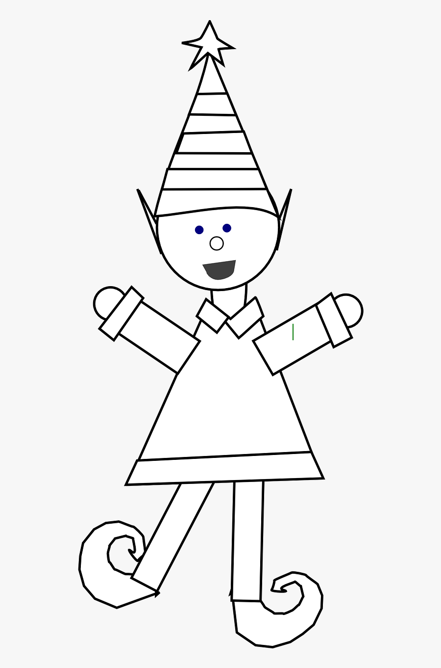 Elf Christmas Decoration Free Picture - Illustration, Transparent Clipart