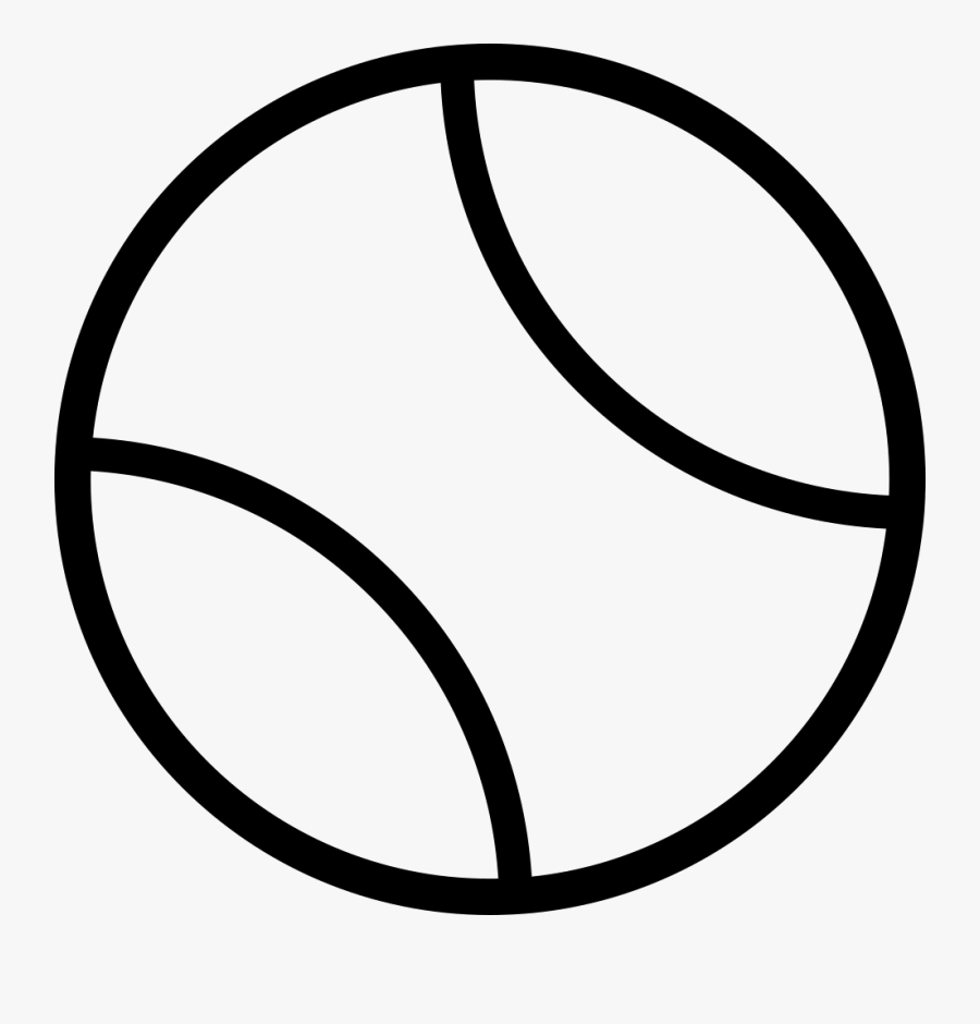 Ios Tennisball Outline - Crosshair Decal, Transparent Clipart