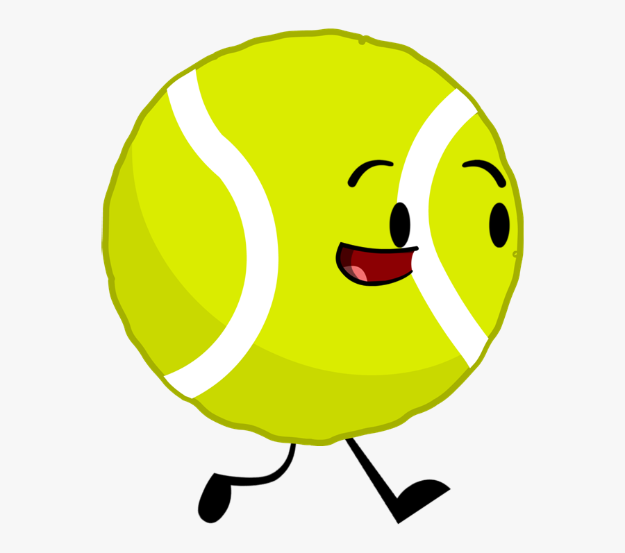 Tennis Ball Pose - Cartoon Tennis Ball Clipart, Transparent Clipart