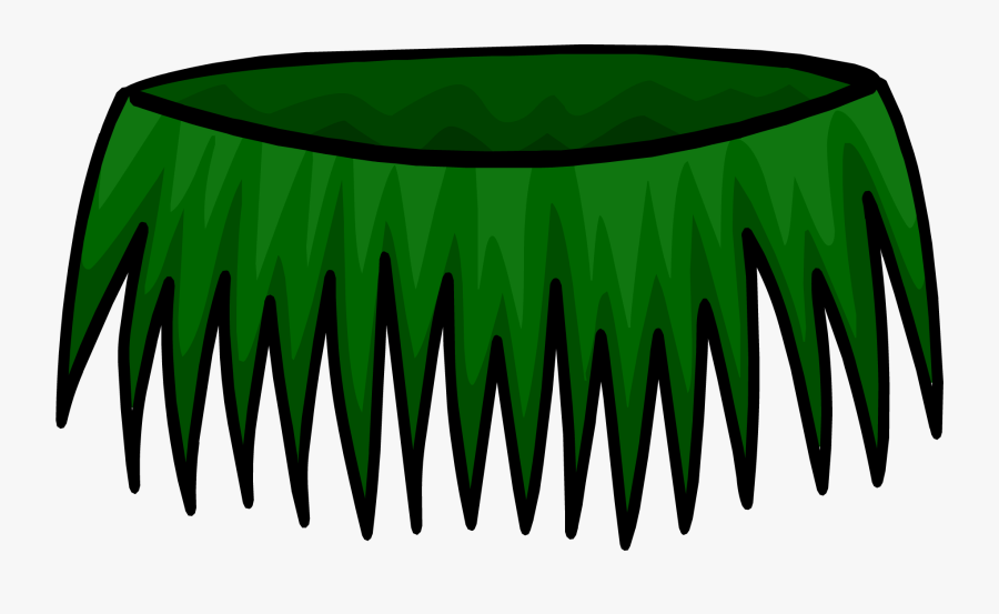 Club Penguin Wiki - Hawaiian Grass Skirt Clip Art, Transparent Clipart