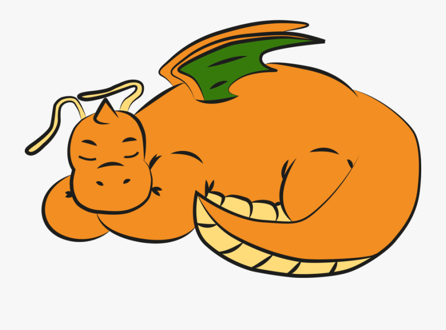 Cartoon Sleepy Dragon Clipart , Png Download - Dragon Cartoon Sleeping, Transparent Clipart