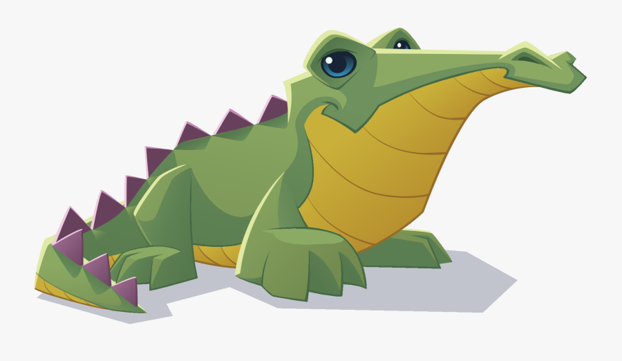Crocodile Clipart Yellow - Animal Jam Crocodile Clipart, Transparent Clipart