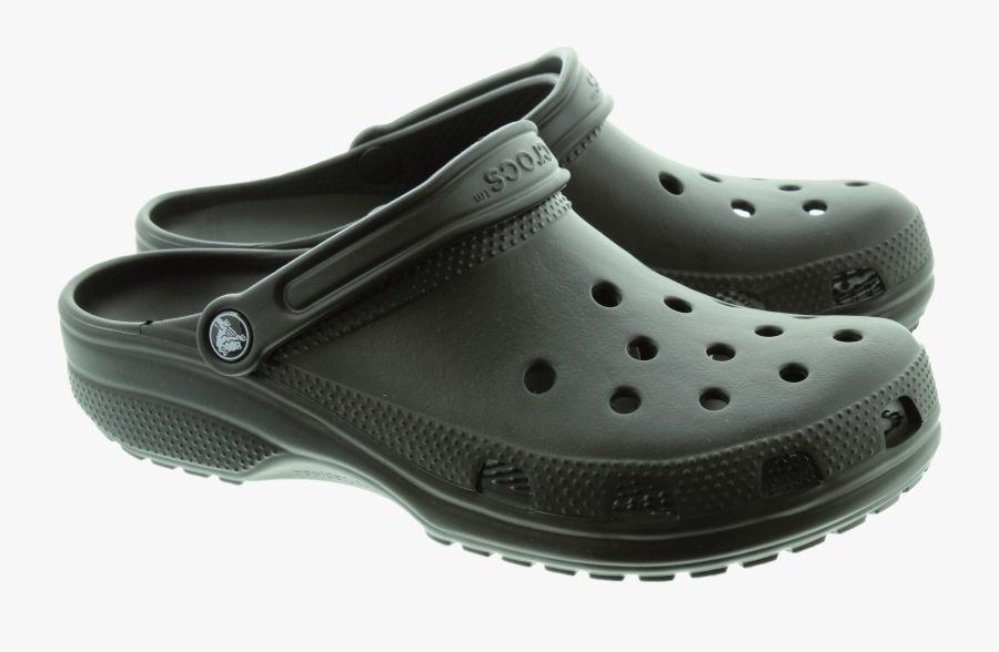 Black Classic Crocs - Crocs Classic Clog Black, Transparent Clipart