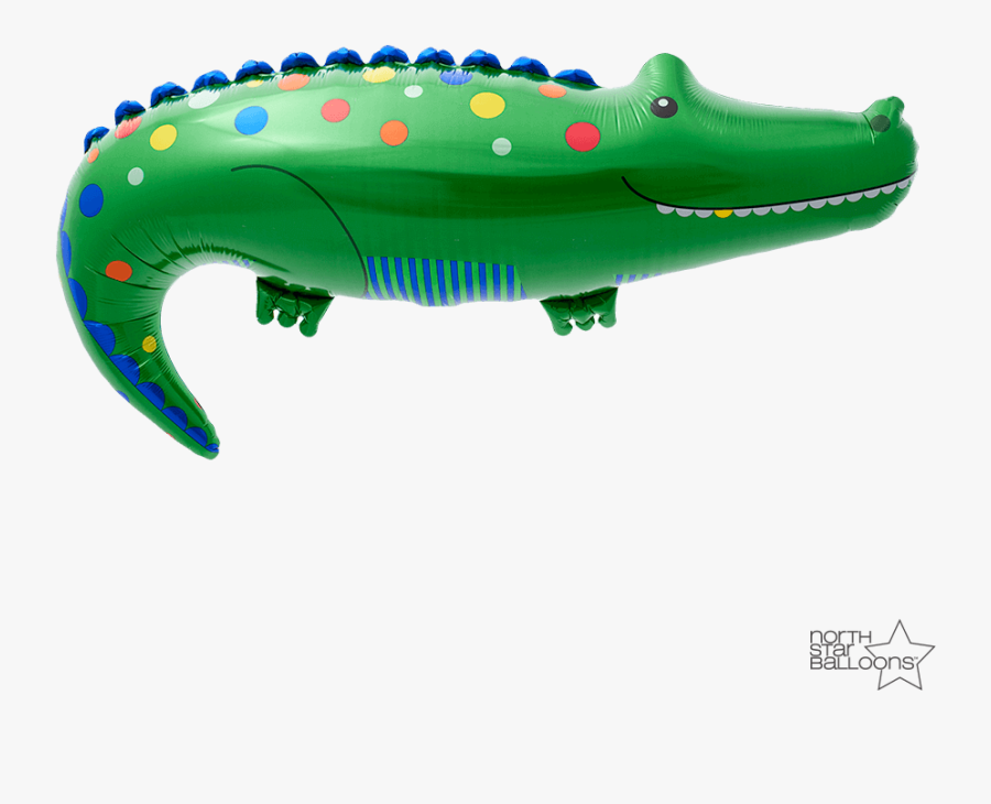 Northstar Balloon Crocodile, Transparent Clipart