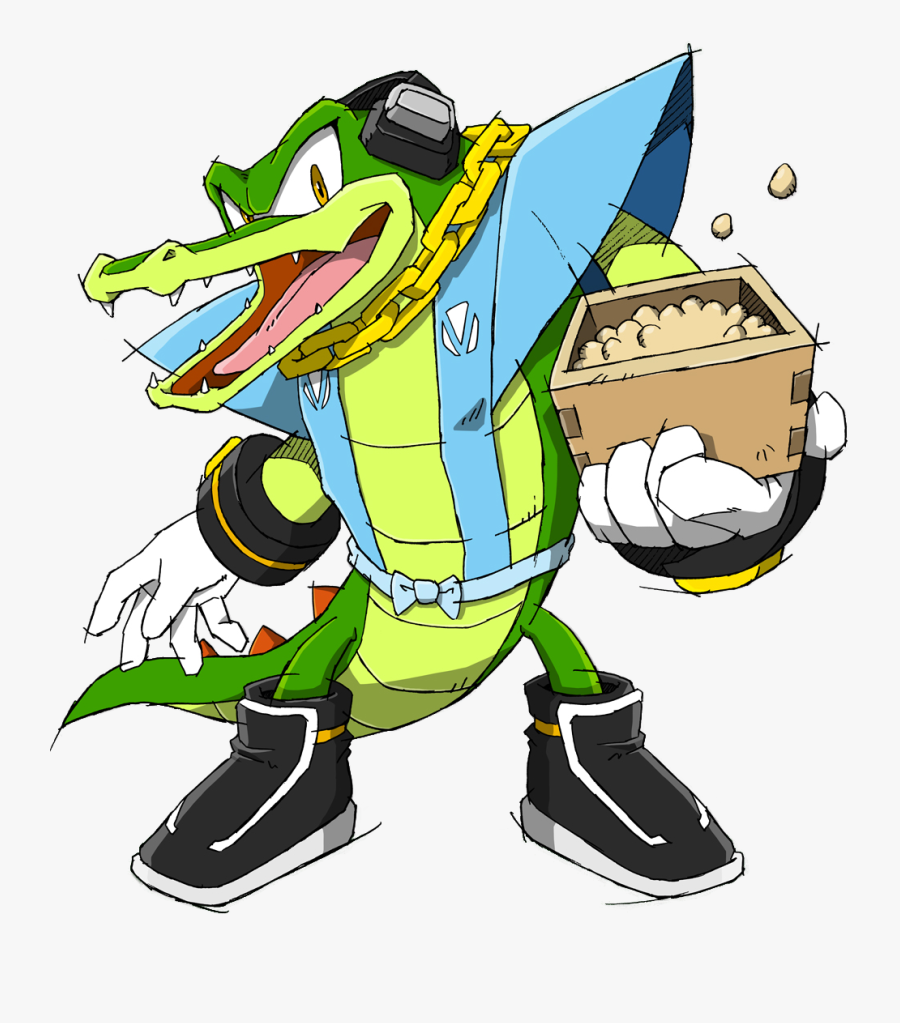 Vector Alligator Sonic Forces - Super Vector The Crocodile, Transparent Clipart