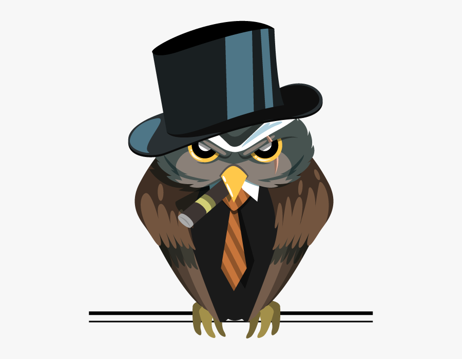 Badass Owl Png, Transparent Clipart
