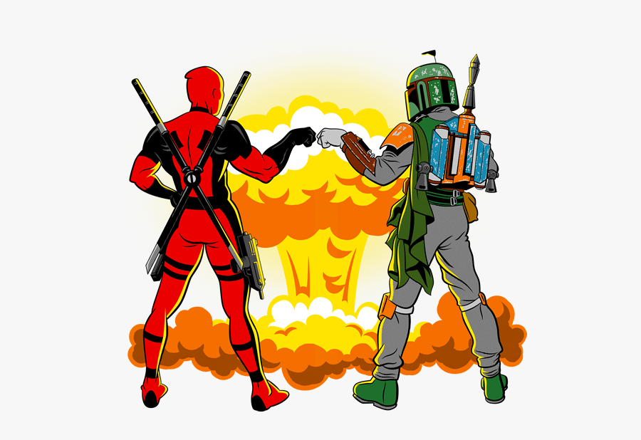 Deadpool Boba Fett Fist, Transparent Clipart