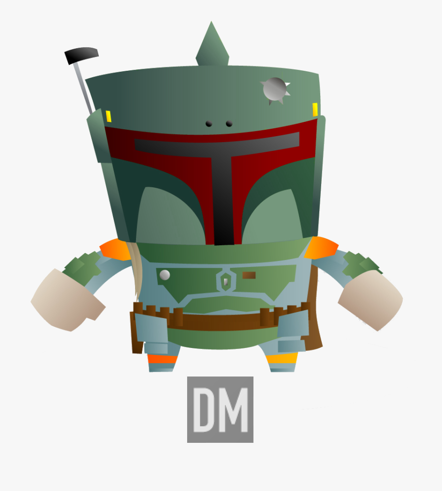Transparent Boba Fett Clipart - Boba Fett, Transparent Clipart