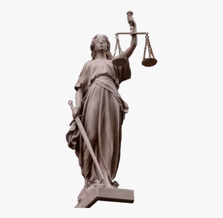 #ladyjustice #statue #justice #judge #scales - Statue, Transparent Clipart