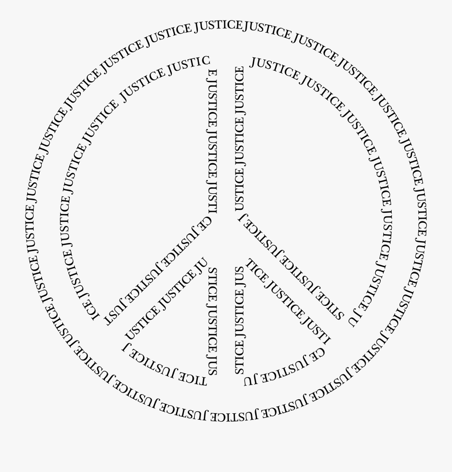 Justice Peace Symbol Clip Arts - Circle, Transparent Clipart