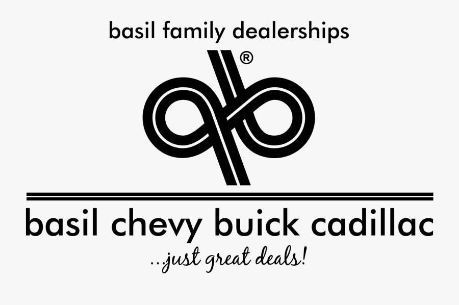 Basil Chevrolet Buick Fredonia Stacked Black Logo Home - Circle, Transparent Clipart