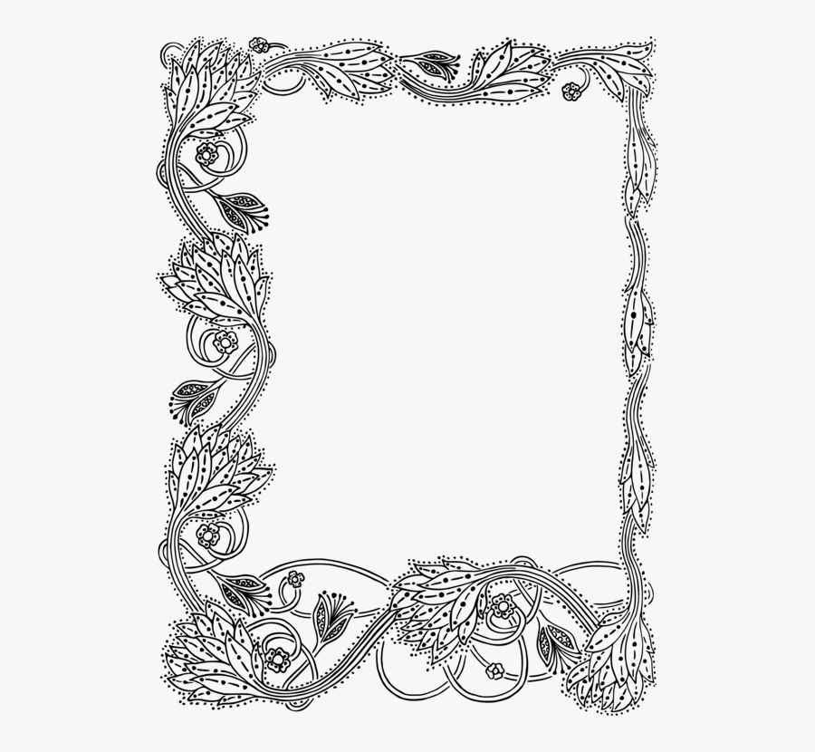 Picture Frame,line Art,art - Line Art, Transparent Clipart