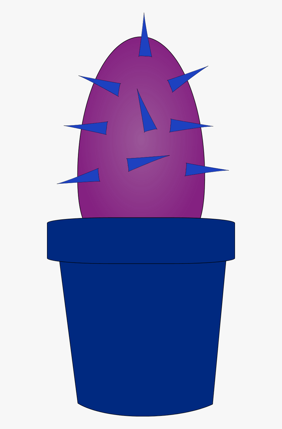 Royalty Free Design Cactus Plant Cartoon - Cactus, Transparent Clipart