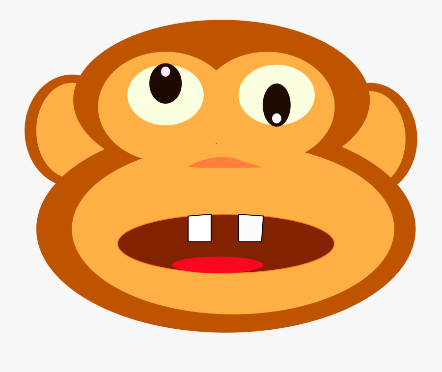 Clipart Monkey Sign - Monkey, Transparent Clipart