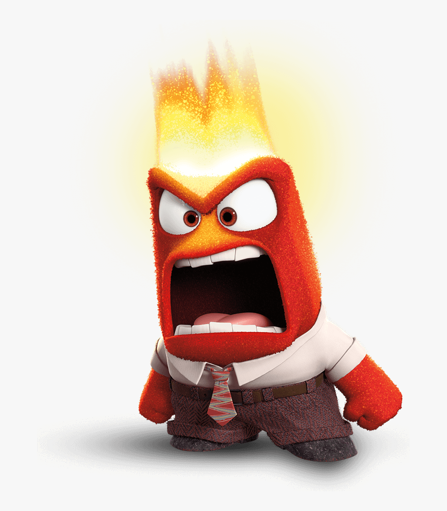 Anger Inside Out - Inside Out Anger Emotion, Transparent Clipart
