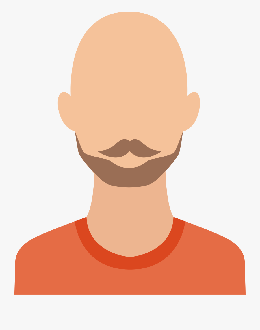 Angry Bald Man - Bald Man Clip Art, Transparent Clipart