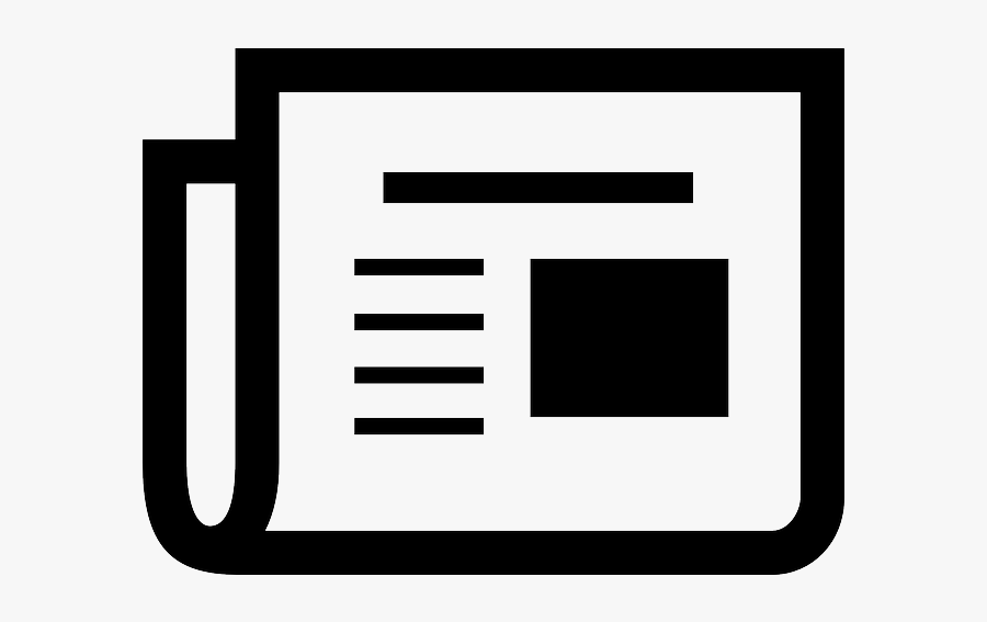 Abbot School News - Press Release Black Icon, Transparent Clipart