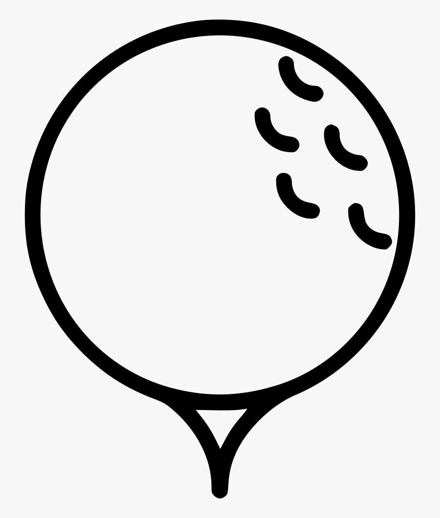 Golf Ball Comments, Transparent Clipart
