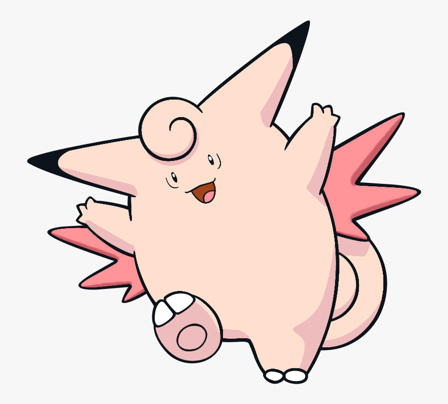 Fairy Pokémon Clefable Usually Stay Hidden, Living - Nombres De Pokemon Rosa, Transparent Clipart